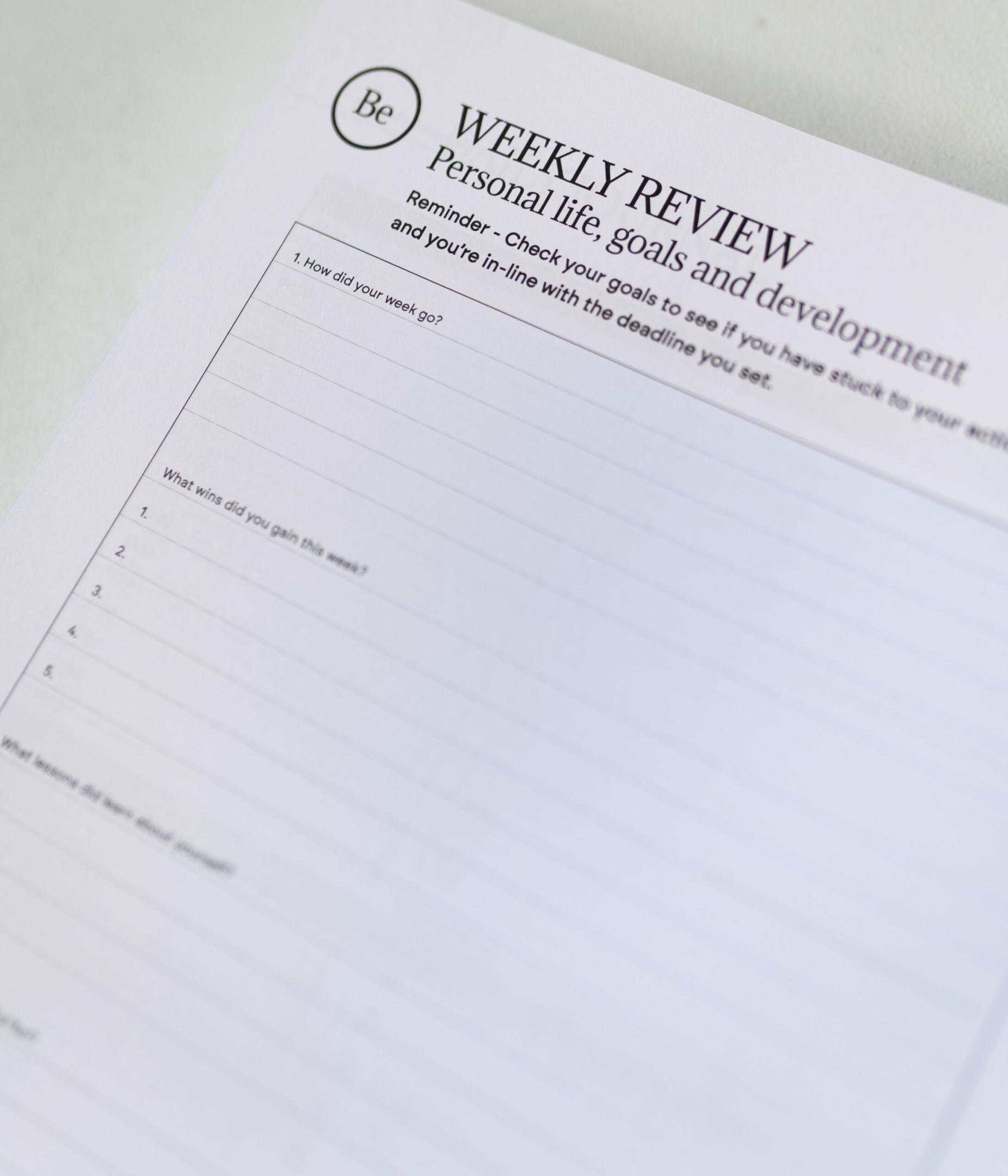 06 Weekly Review scaled